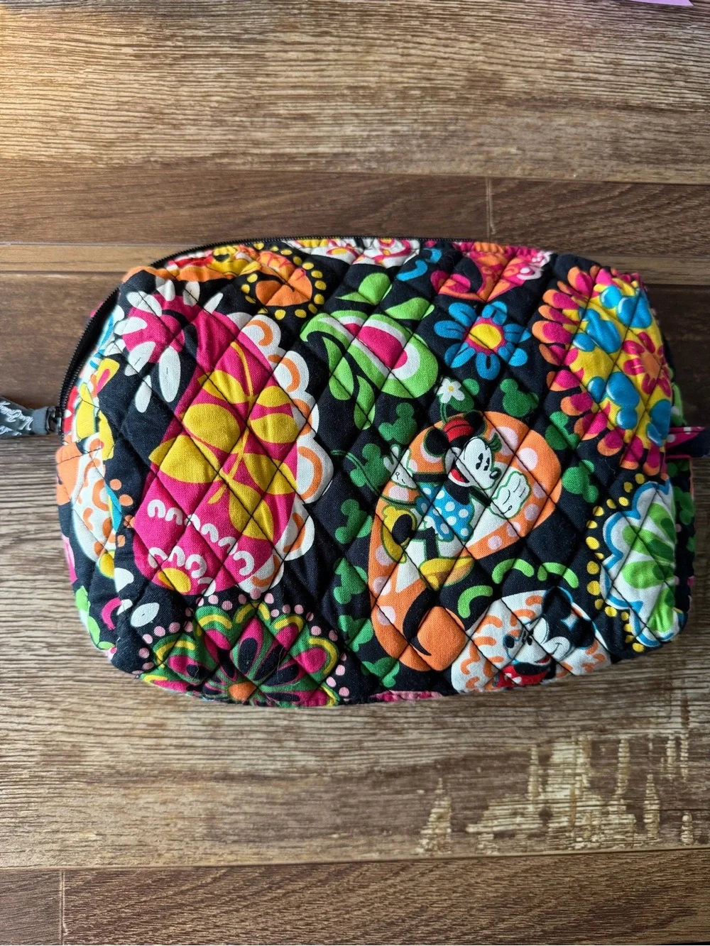 Vera Bradley / DisneyParks Quilted Cosmetic Case with Bright Floral Print